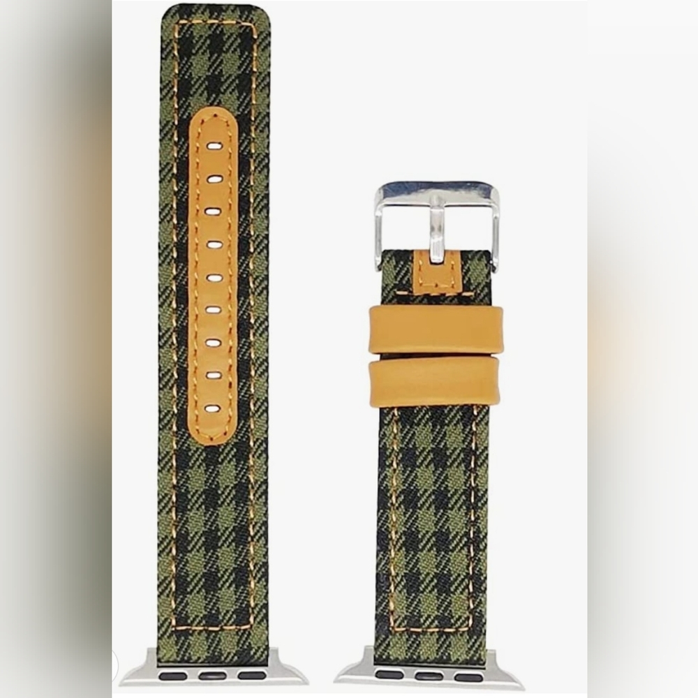 NEW Canvas Plaid Watch Bands